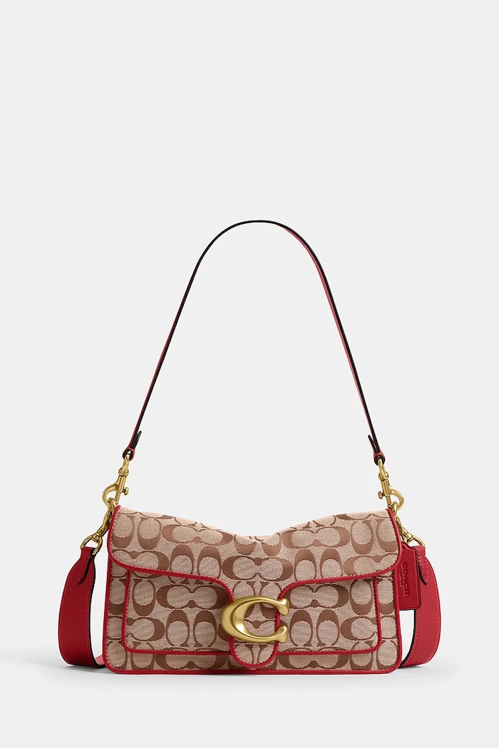 Coach torebka crossbody damska Soft Tabby Shoulder Bag 26 brązowy CFG02