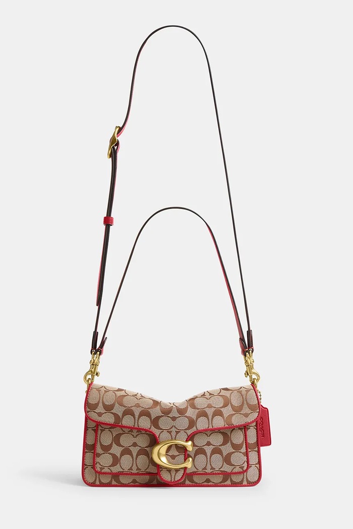 Coach torebka crossbody damska Soft Tabby Shoulder Bag 26 CFG02 brązowy AW26