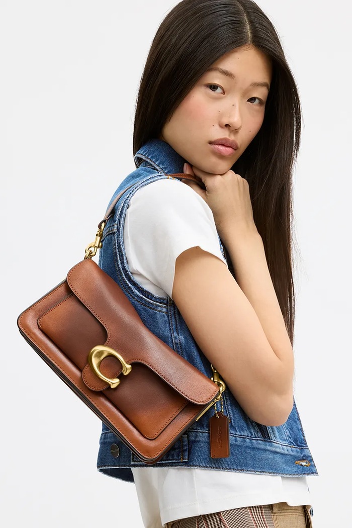 Coach torebka crossbody damska skórzana Soft Tabby Shoulder Bag 26 CEW74