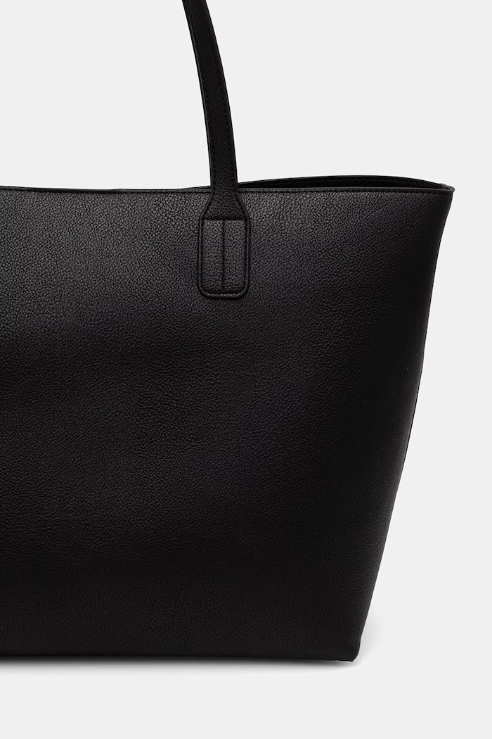Akcesoria Tommy Hilfiger torebka shopper damska z imitacji skóry AW0AW18724 czarny