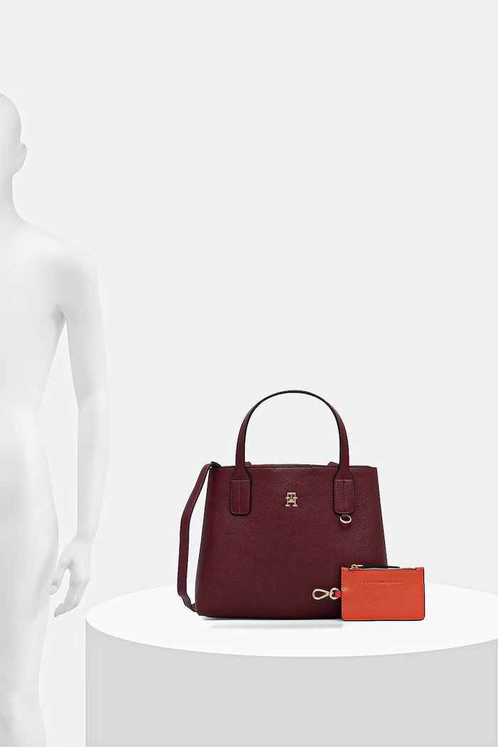 Tommy Hilfiger geantă crossbody pentru femei, cu imitație de piele AW0AW18722
