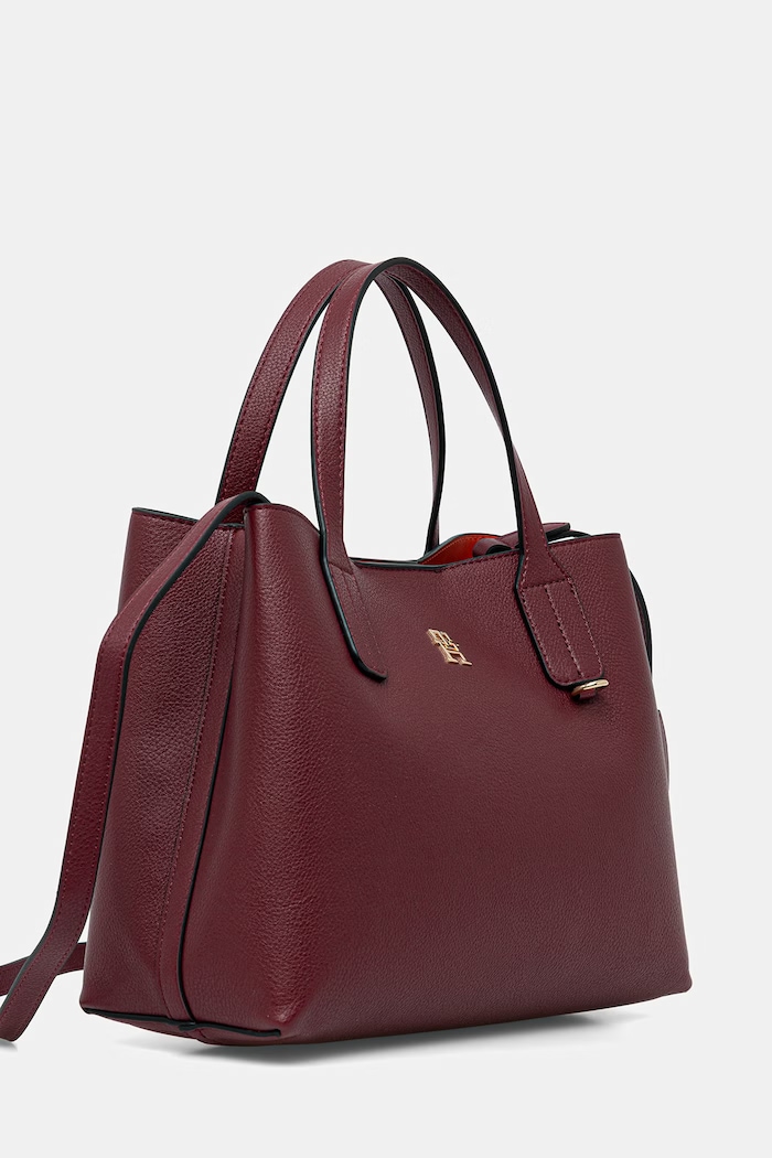 Tommy Hilfiger crossbody kabelka dámska z imitácie kože AW0AW18722 burgundské AW26