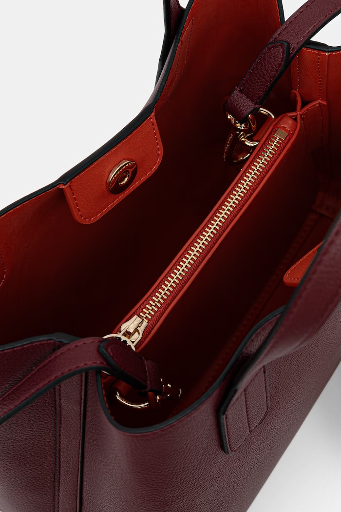 Tommy Hilfiger crossbody kabelka dámska z imitácie kože AW0AW18722 burgundské