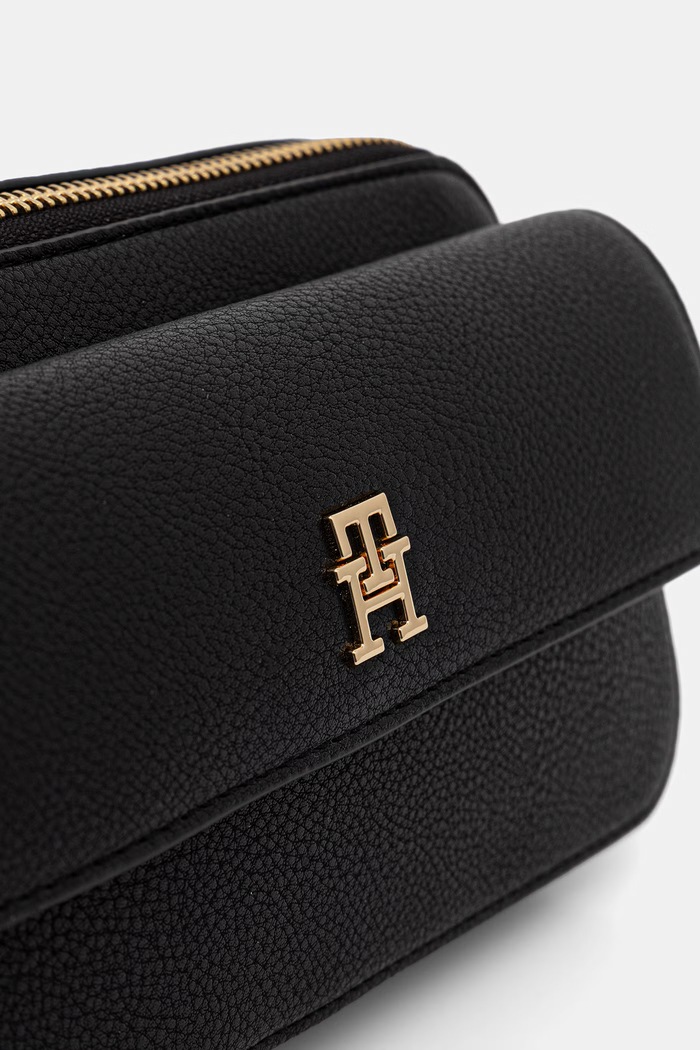 Tommy Hilfiger crossbody kabelka dámska z imitácie kože čierna AW0AW18721