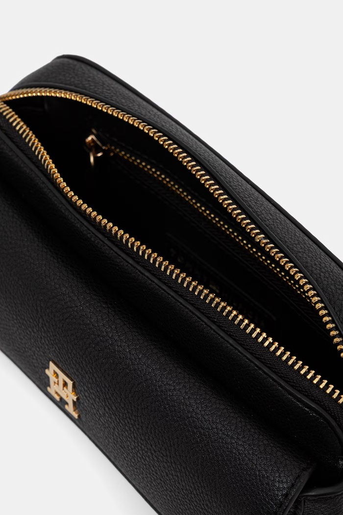 Tommy Hilfiger crossbody kabelka dámska z imitácie kože AW0AW18721 čierna