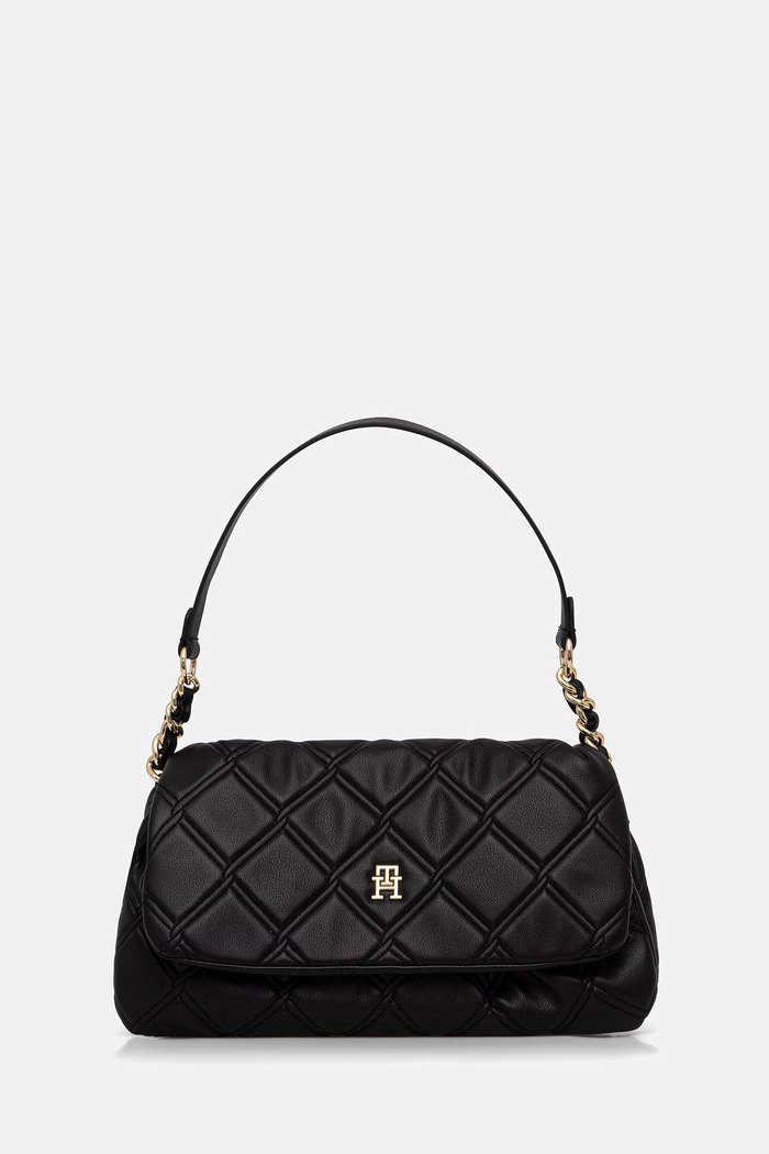 Tommy Hilfiger crossbody torbica ženska črna AW0AW18717