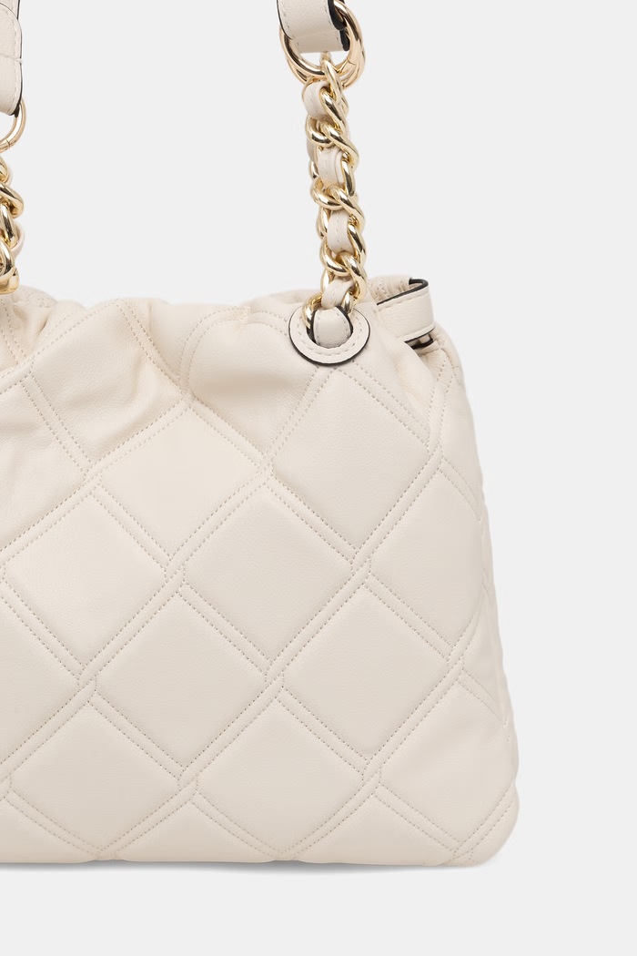 Dodatki Tommy Hilfiger klasična ženska torbica iz umetnega usnja AW0AW18716 bež