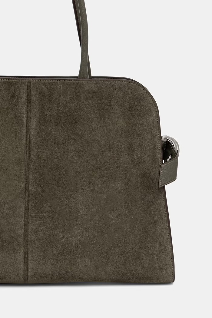 Dodaci BOSS shopper torba za žene od imitacije brušene kože Clarice Tote SU 50574771 zelena