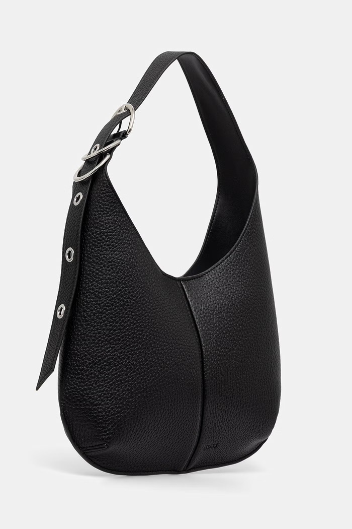 BOSS kabelka hobo dámska z imitácie kože CLARICE HOBO 50568173 čierna AW26
