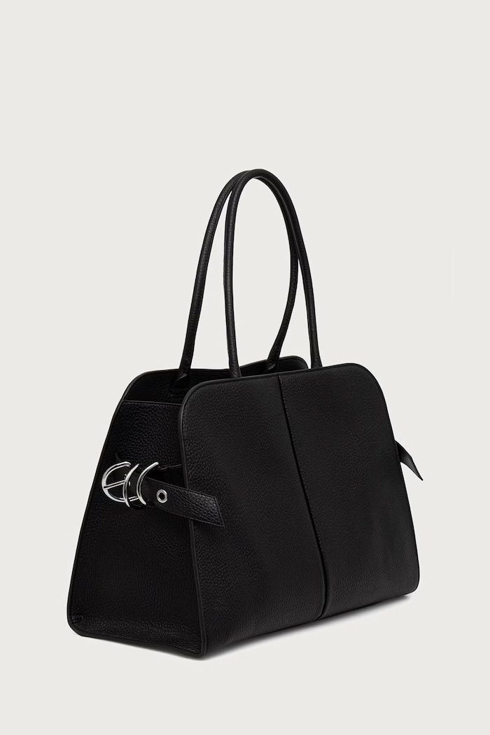 BOSS shopper torba ženska iz umetnega usnja CLARICE TOTE 50568167 črna AW26