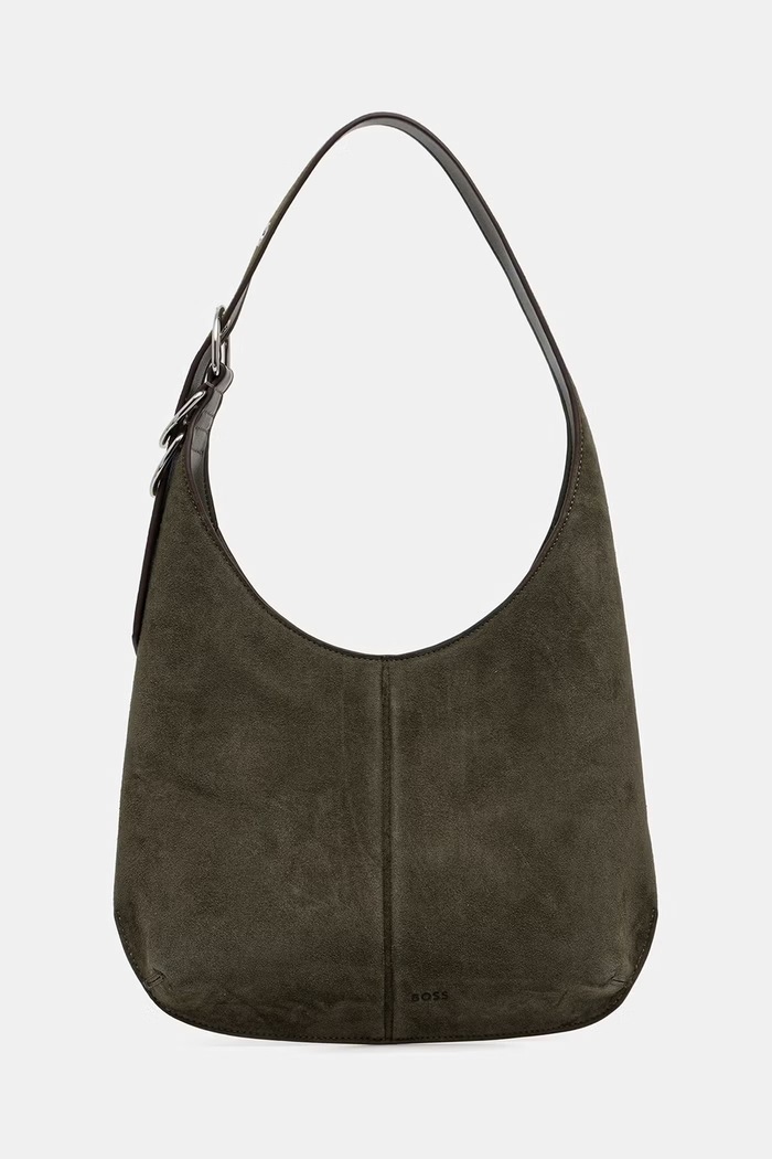 BOSS taška dámská CLARICE HOBO SU zelená 50568022