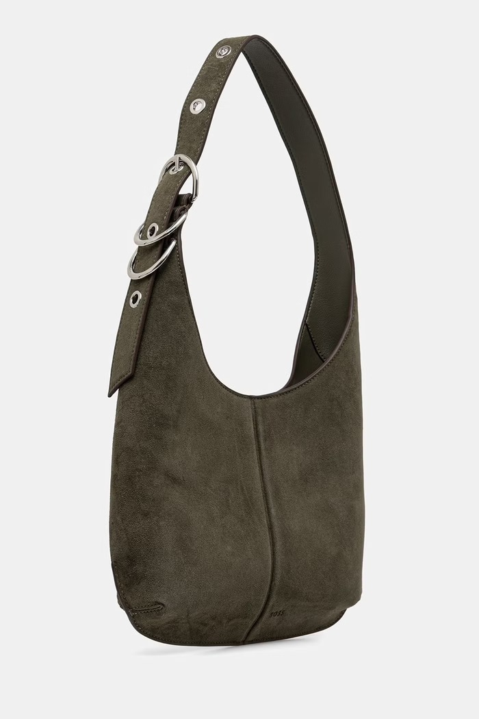 BOSS taška dámská CLARICE HOBO SU 50568022 zelená AW26