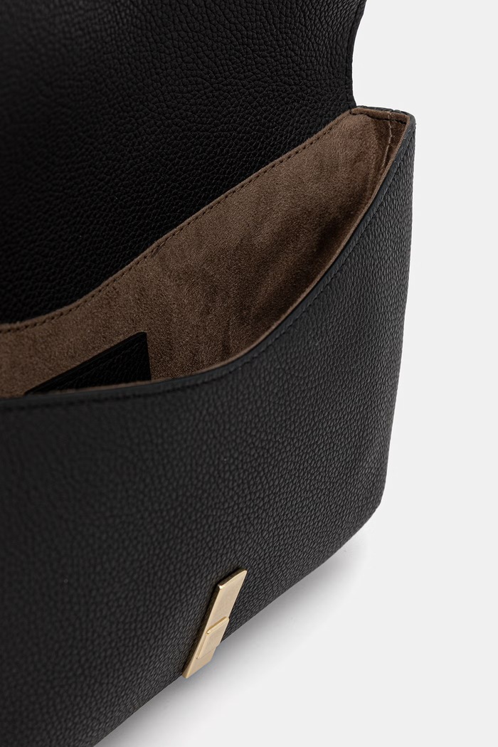 BOSS kopertówka damska skórzana REAH CLUTCH 50567621 czarny