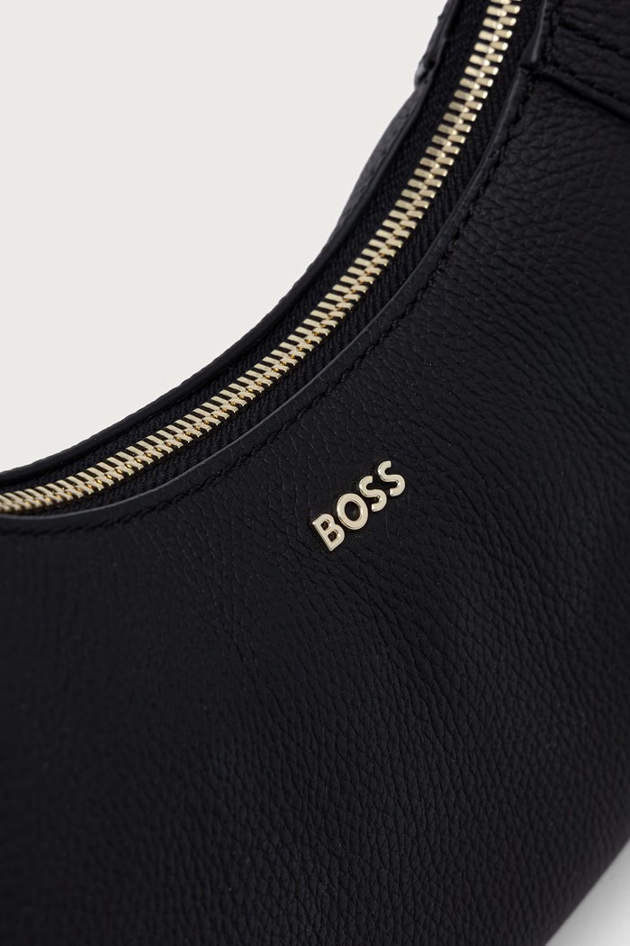 Сумка baguette для женщин кожаная Lenah SM Shoulder BOSS 50567618 чёрный