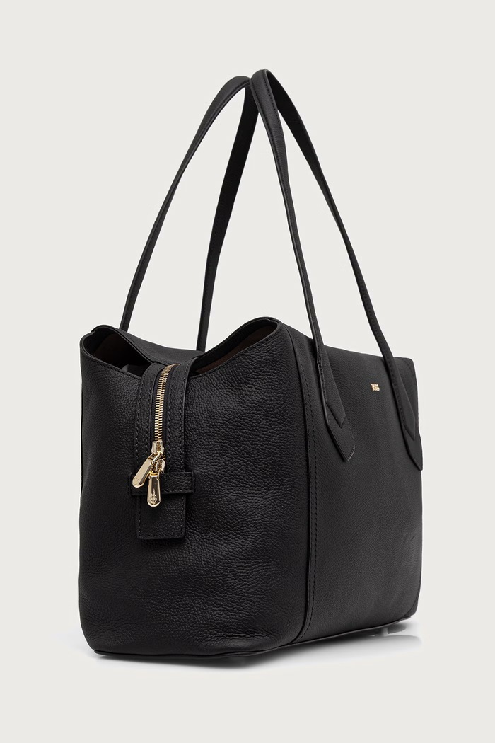 BOSS сумка-шоппер для женщин кожаная Lenah Big Duffle Bag 50567617 чёрный AW26