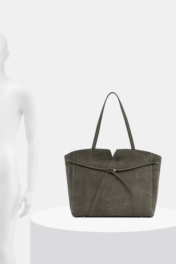 BOSS shopper γυναικεία δέρμα σουέτ BOSS REVERS TOTE S 50567606
