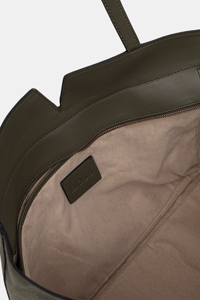 BOSS shopper γυναικεία δέρμα σουέτ BOSS REVERS TOTE S 50567606