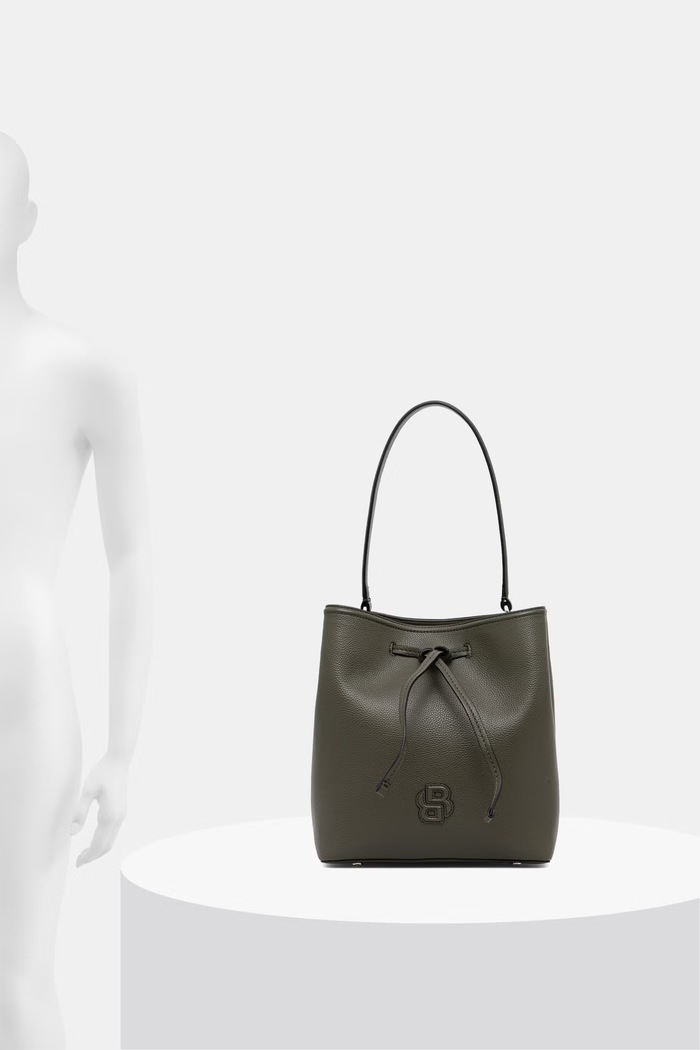 BOSS kabelka dámska z imitácie kože Anett Drawstring 50567602