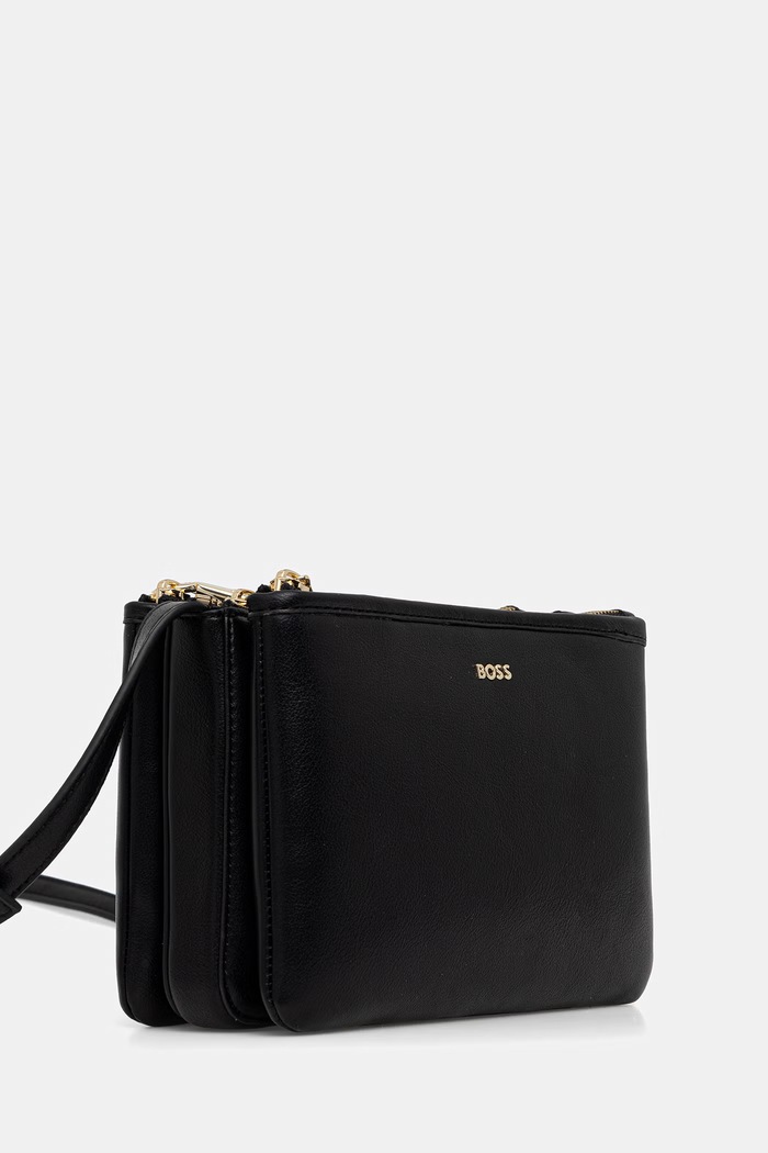 BOSS geantă crossbody pentru femei Sandy Trio Crossbod 50567589 negru AW26