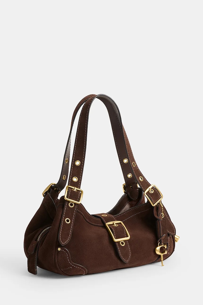 Akcesoria Coach torebka damska skórzana Small Drifter Bag CFM44 brązowy