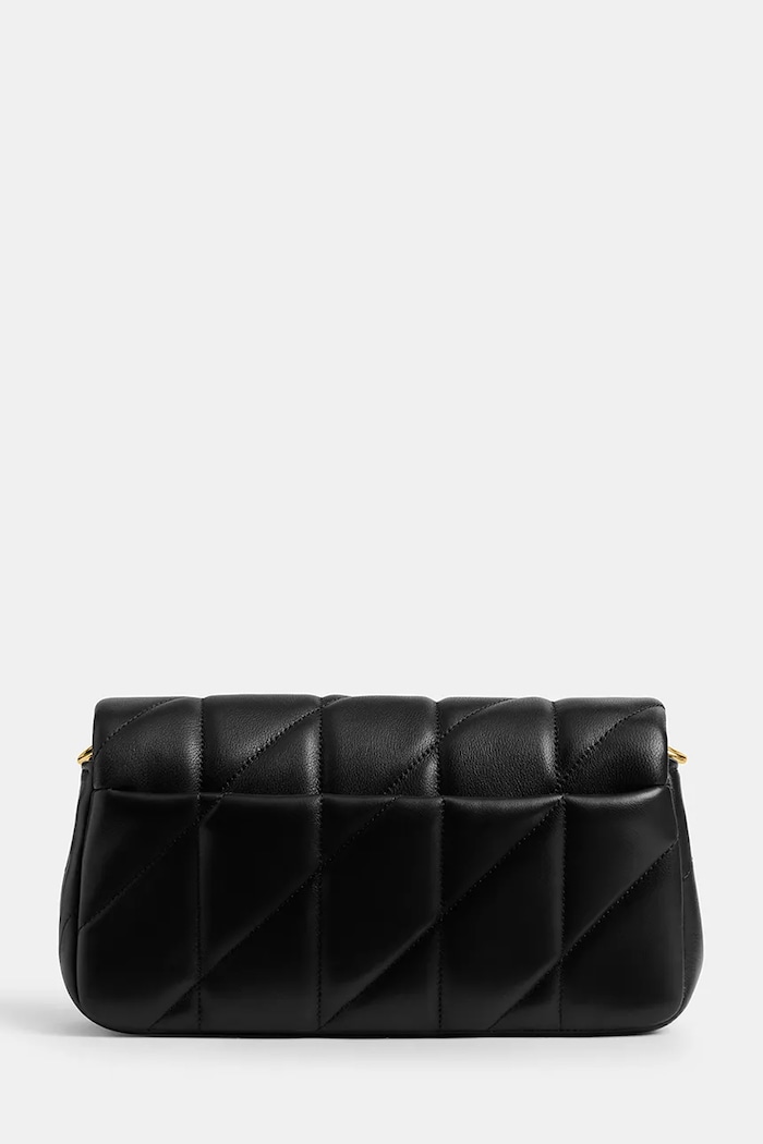 Coach torebka crossbody damska skórzana Quilted Tabby Chain Crossbody 19 CBH23 czarny AW26