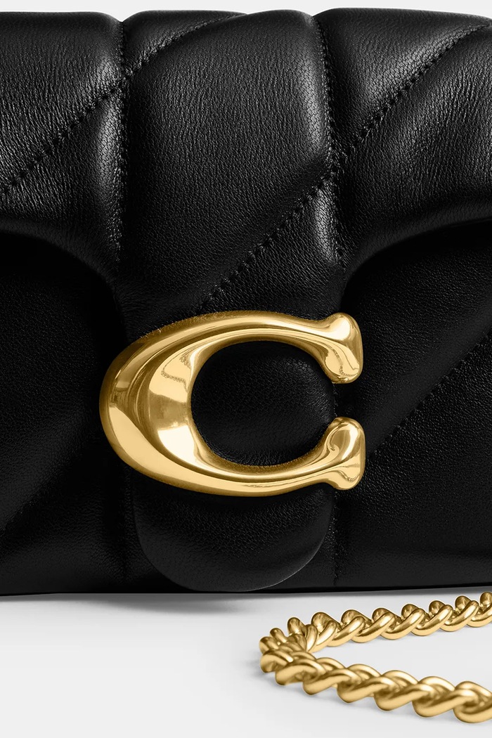 Coach torebka crossbody damska skórzana Quilted Tabby Chain Crossbody 19 CBH23
