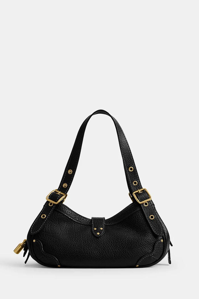 Coach torebka damska skórzana Small Drifter Bag CFM45 czarny AW26