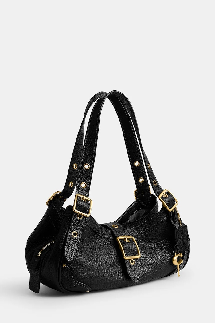 Akcesoria Coach torebka damska skórzana Small Drifter Bag CFM45 czarny