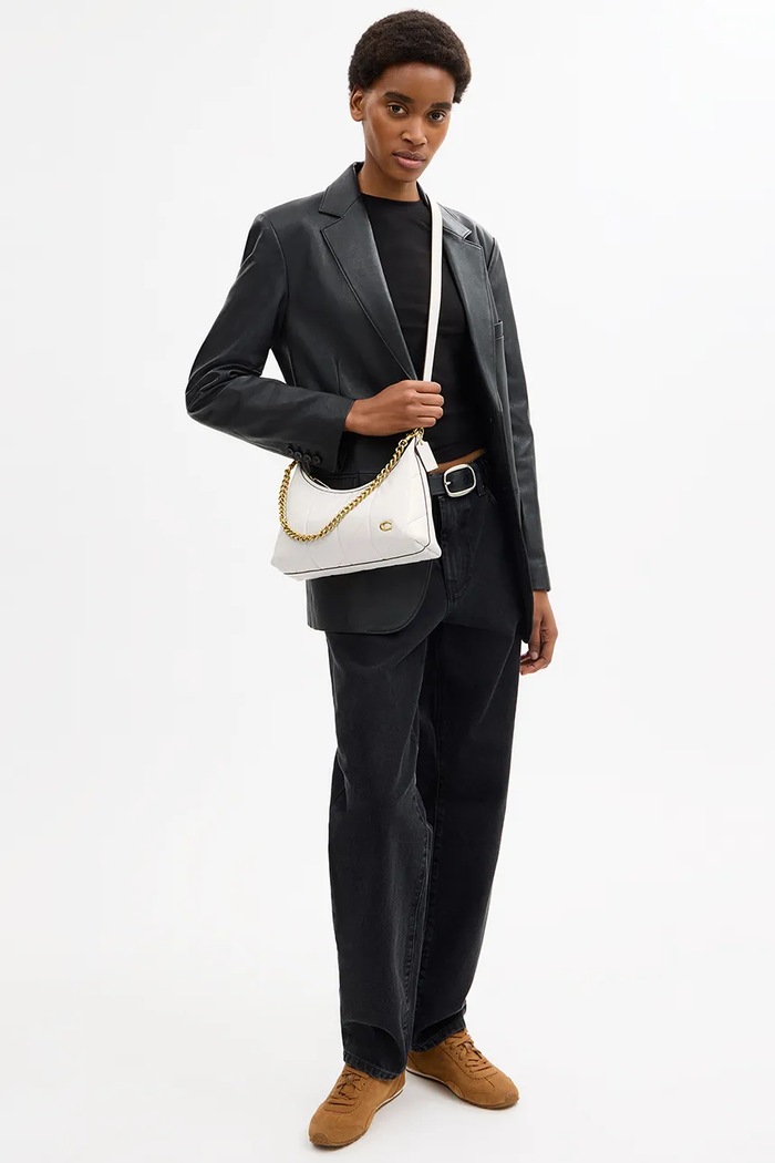 Coach torebka crossbody damska skórzana Soft Quilted Juliet Shoulder Bag 25 CEM90