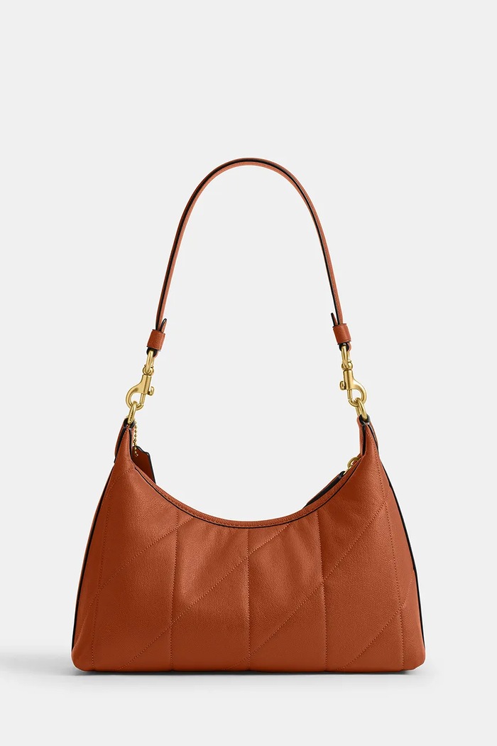 Coach torebka crossbody damska skórzana Soft Quilted Juliet Shoulder Bag 25 CDZ65 brązowy AW26