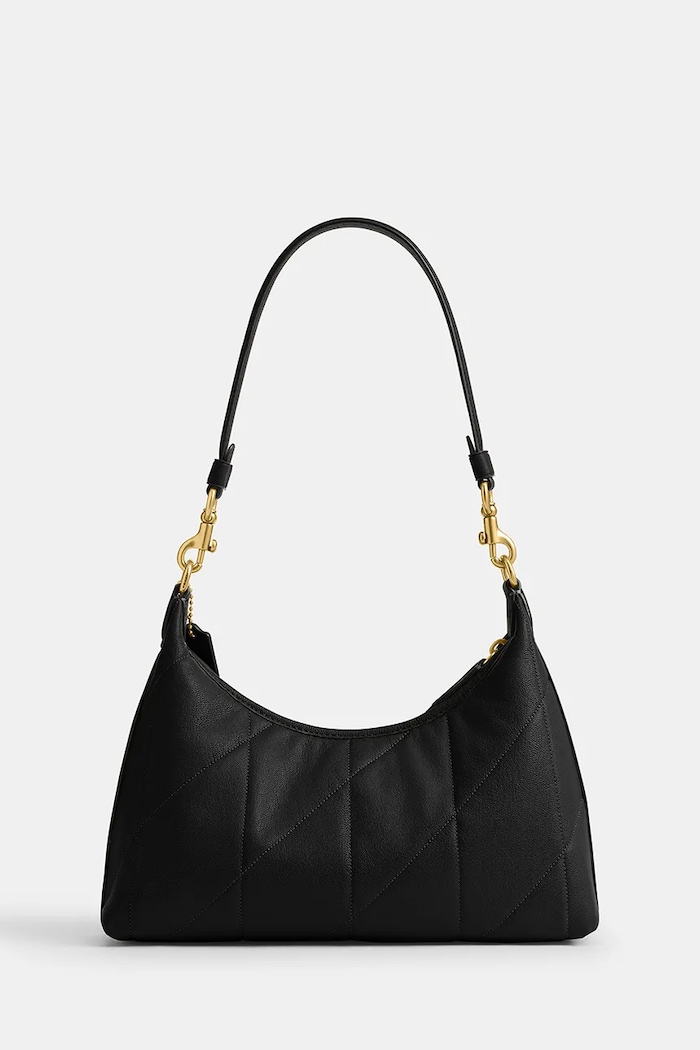 Coach crossbody kabelka dámská kožená Soft Quilted Juliet Shoulder Bag 25 CDZ65 černá AW26