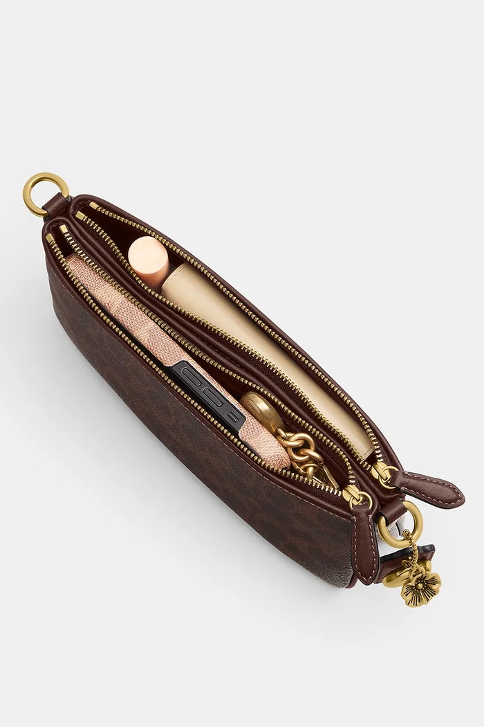 Coach torebka crossbody damska skórzana Audrey Crossbody Bag brązowy CEY53