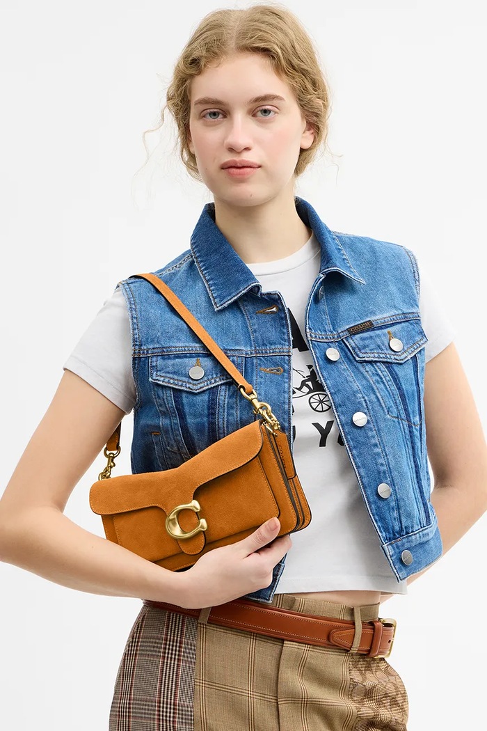 Coach crossbody kabelka dámska semišová Suade Tabby Shoulder Bag 26 CEN52