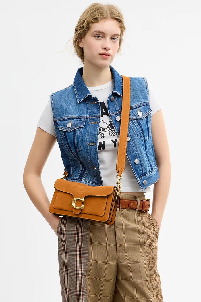 Coach crossbody kabelka dámska semišová Suade Tabby Shoulder Bag 26 CEN52
