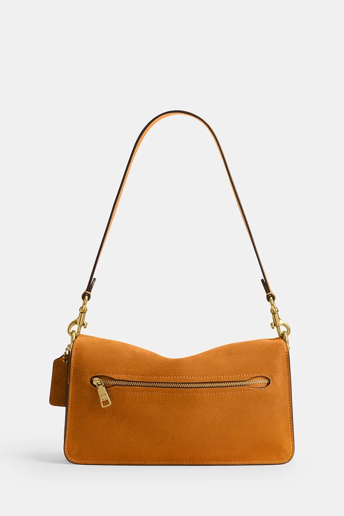 Doplnky Coach crossbody kabelka dámska semišová Suade Tabby Shoulder Bag 26 CEN52 oranžová