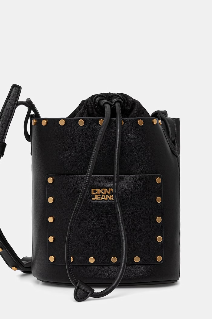 DKNY σάκος γυναικείος από απομίμηση δέρματος PAYTON μαύρο R62JZR48