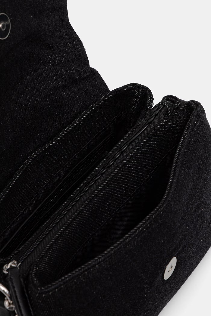 DKNY geantă pentru femei din denim MILLA R62EDR45 negru