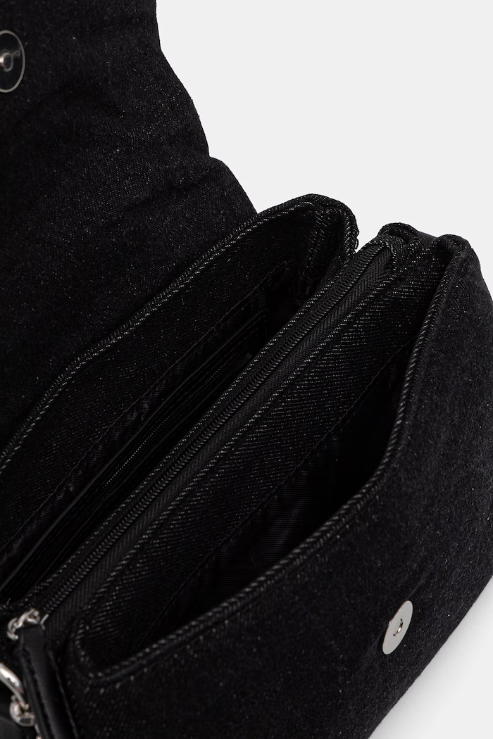 DKNY geantă pentru femei din denim MILLA R62EDR45 negru