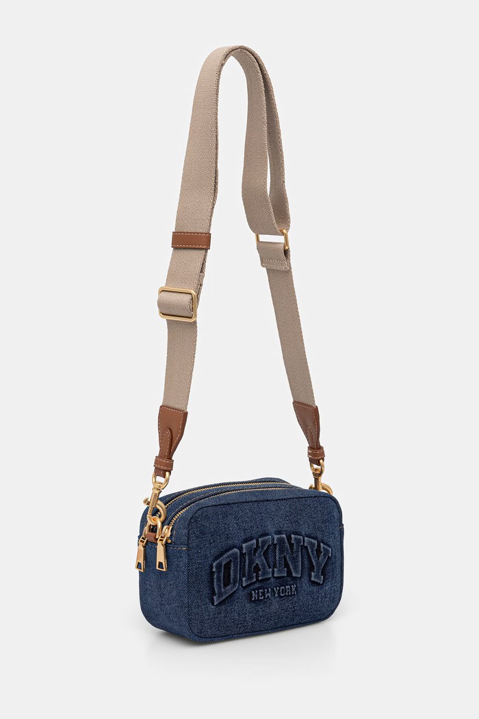 DKNY torebka crossbody damska jeansowa R62EDQ79 granatowy AW26