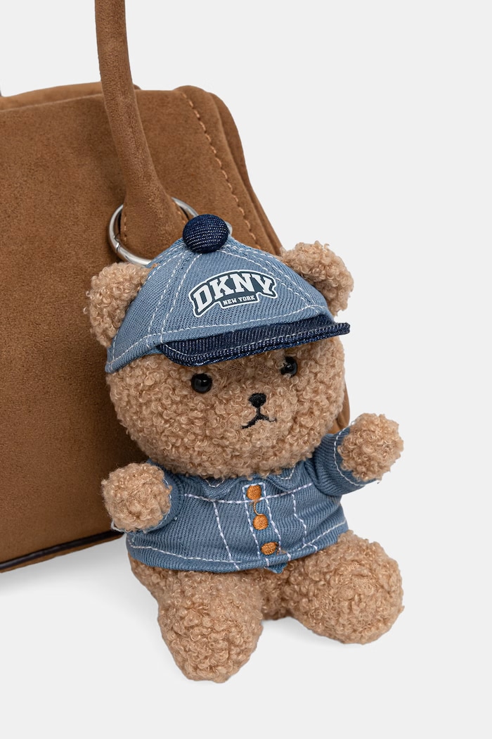Doplnky DKNY kabelka dámska z imitácie semišu R62DMQ90 béžová