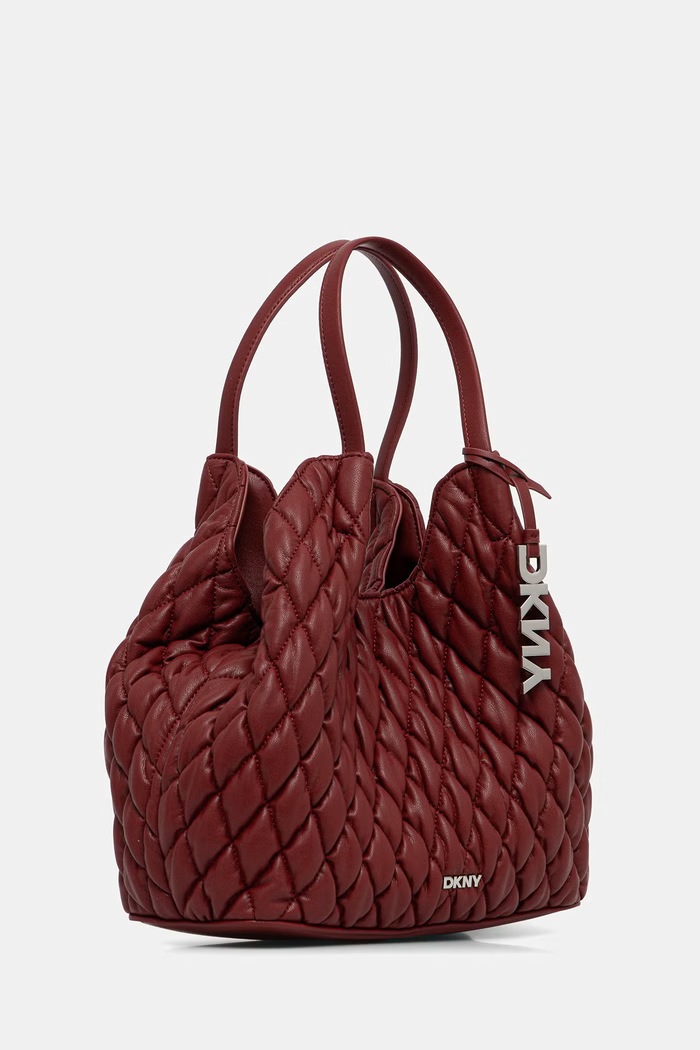 DKNY torebka tote damska z imitacji skóry PAULA R62AZE49 czerwony AW26