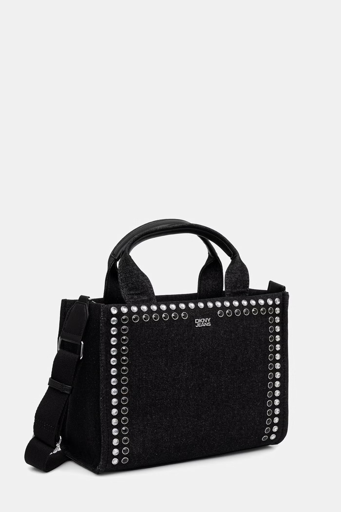 DKNY torebka tote damska jeansowa R62ADR46 czarny AW26