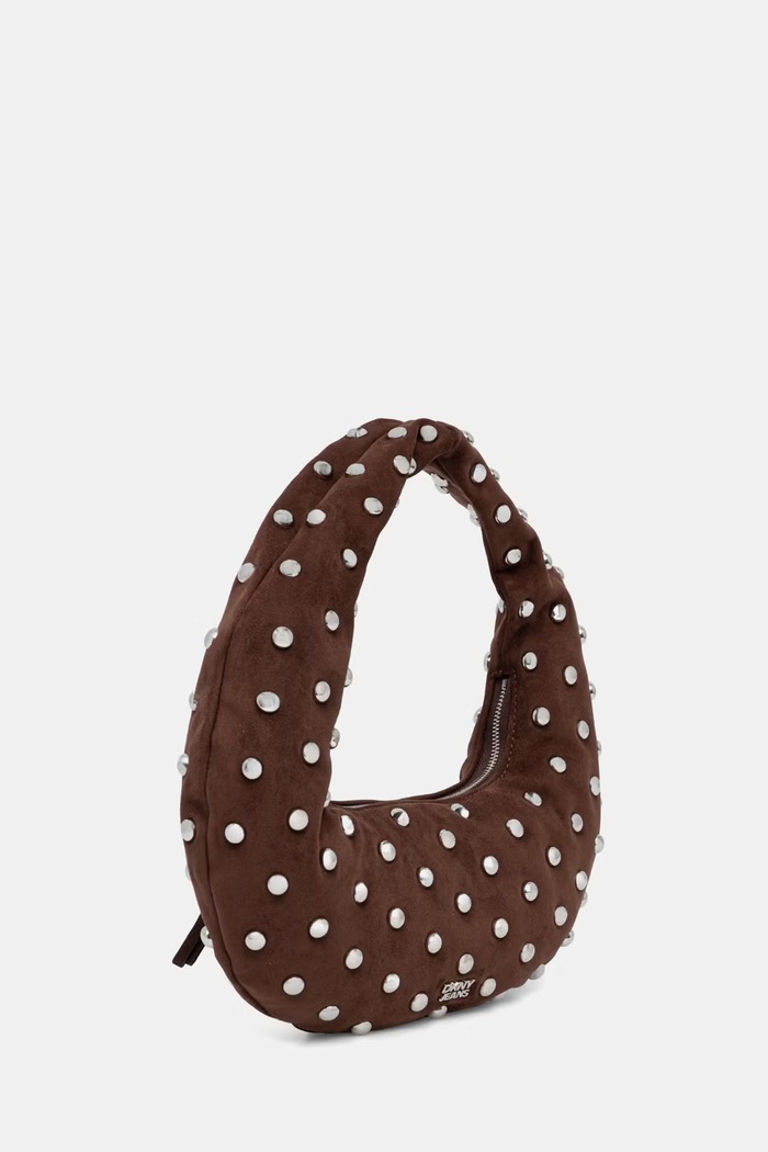 DKNY félhold táska női műbőr KATYA R623MR42 barna AW26