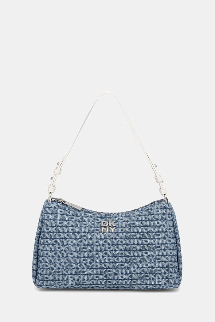 DKNY torebka hobo damska jeansowa REMY niebieski R623DE54