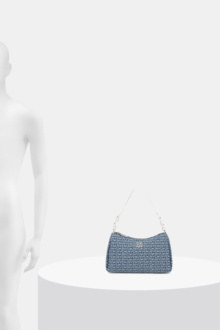 DKNY torebka hobo damska jeansowa REMY R623DE54 niebieski