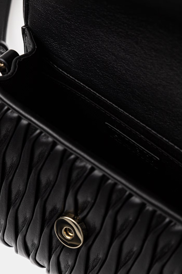 HUGO crossbody kabelka dámska z imitácie kože Clioh M_Top Handle 50568128 čierna