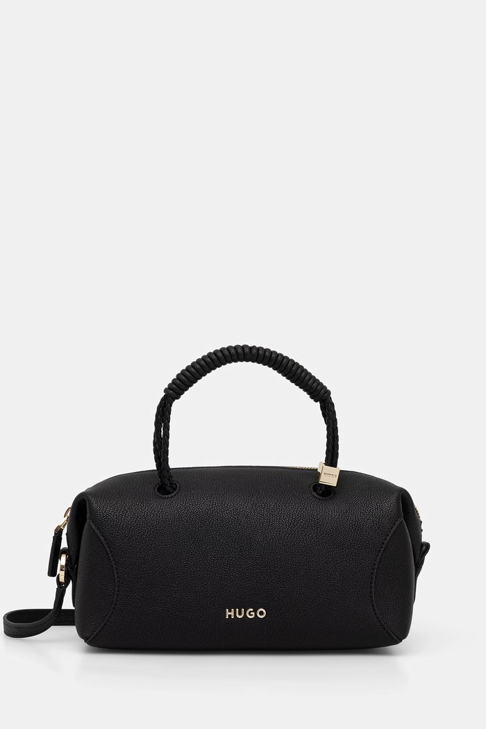 HUGO geantă crossbody pentru femei, cu imitație de piele Brielle Tote SM negru 50568011