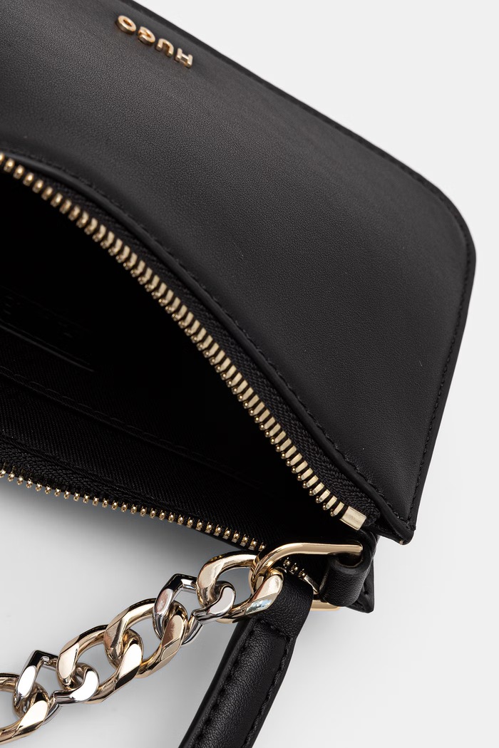 HUGO geantă crossbody pentru femei, cu imitație de piele Love_Crossbody 50567745 negru
