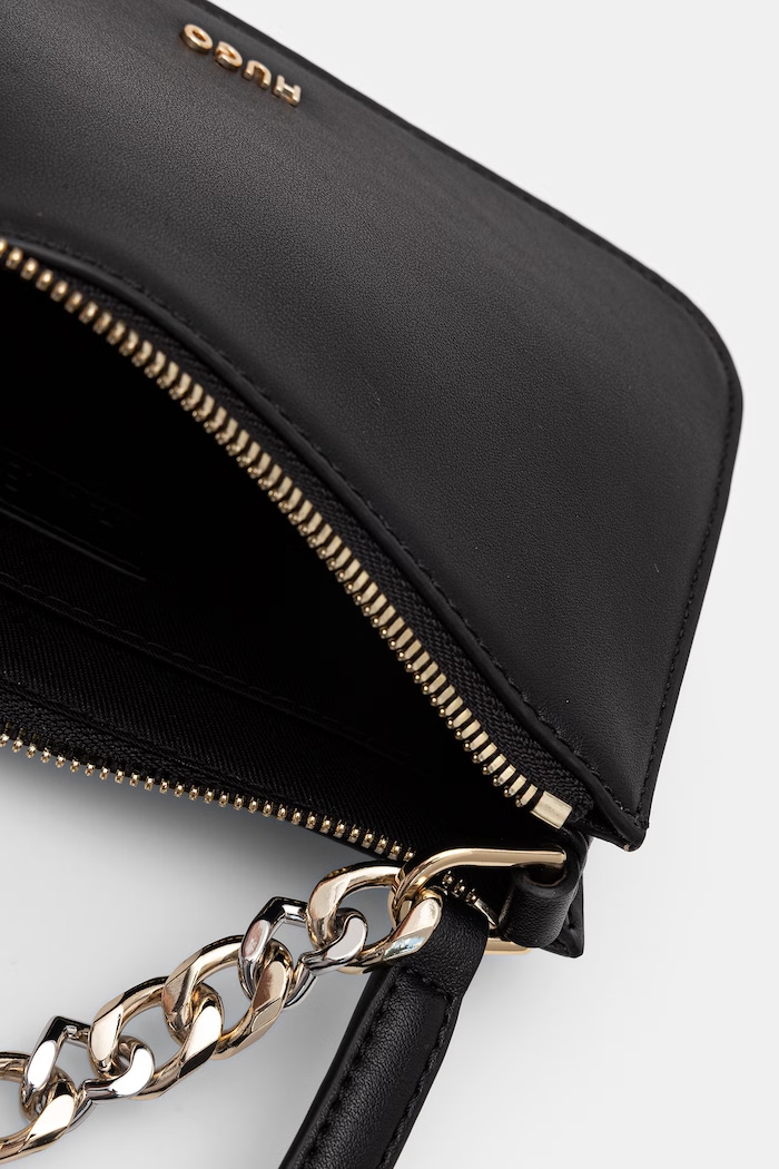 HUGO geantă crossbody pentru femei, cu imitație de piele Love_Crossbody 50567745 negru
