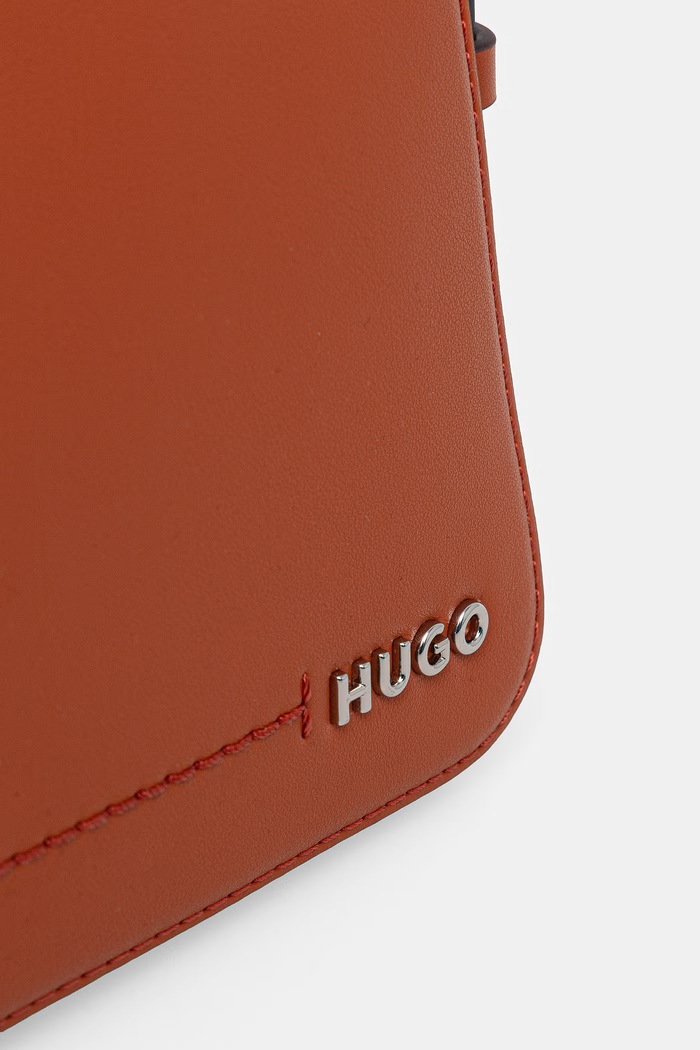Akcesoria HUGO saszetka damska Yorih_Crossbody 50567725 pomarańczowy
